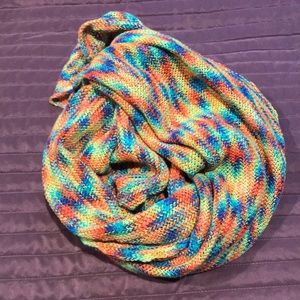 Crochet infinity scarf